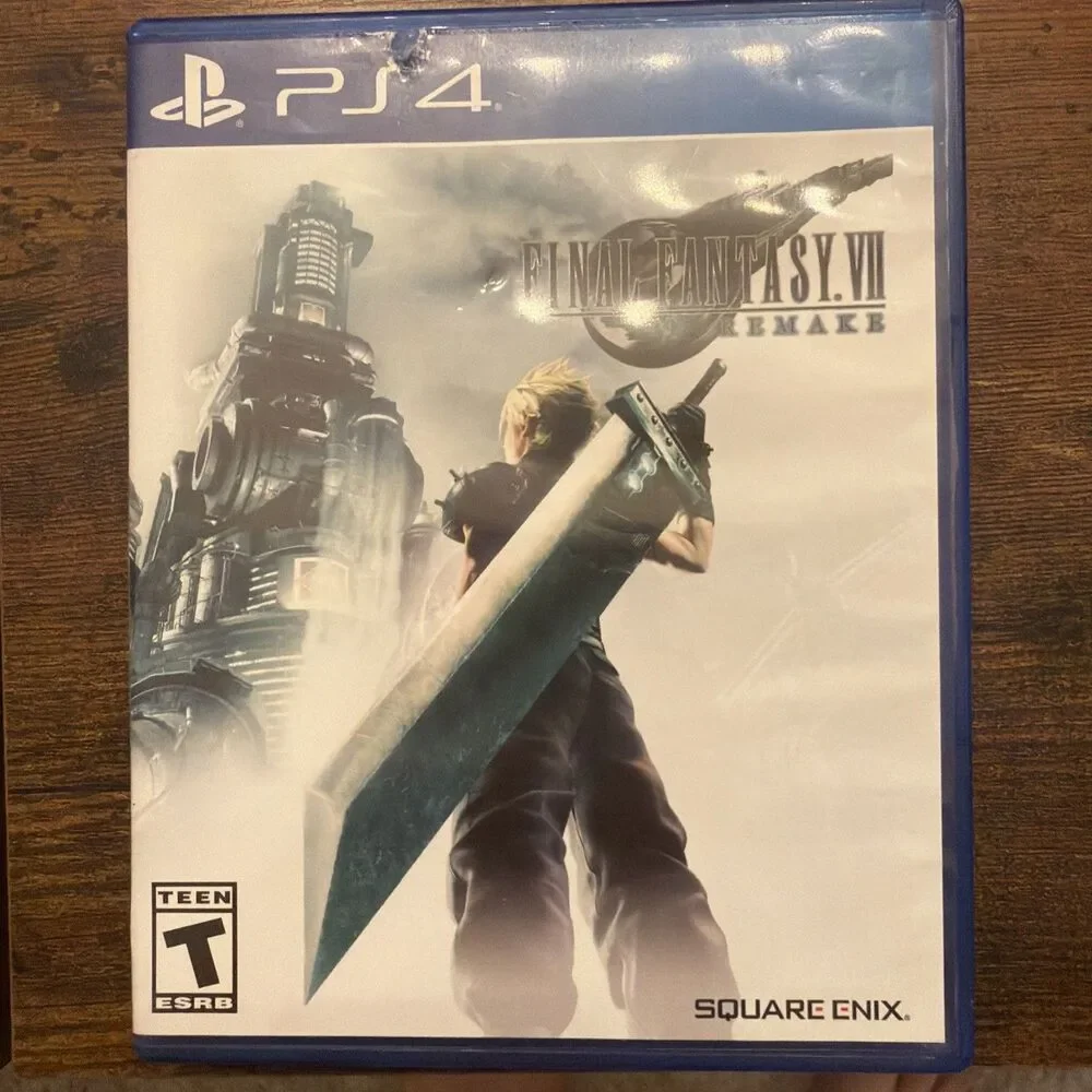 Final Fantasy 7 VII Remake (Sony PlayStation 4 / PS4) Includes Case & Game Discs